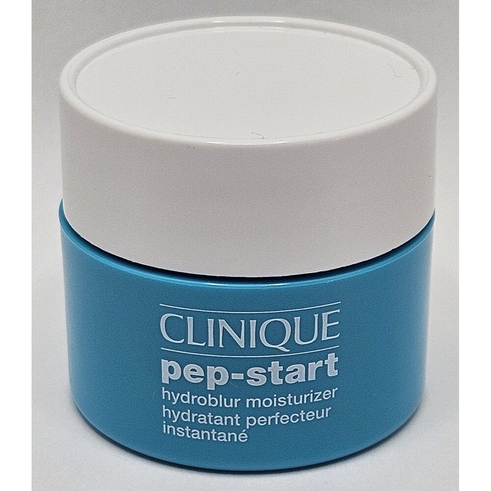 CLINIQUE Pep-Start Hydroblur Moisturizer .5 oz/15 ml Travel Size Cream New!